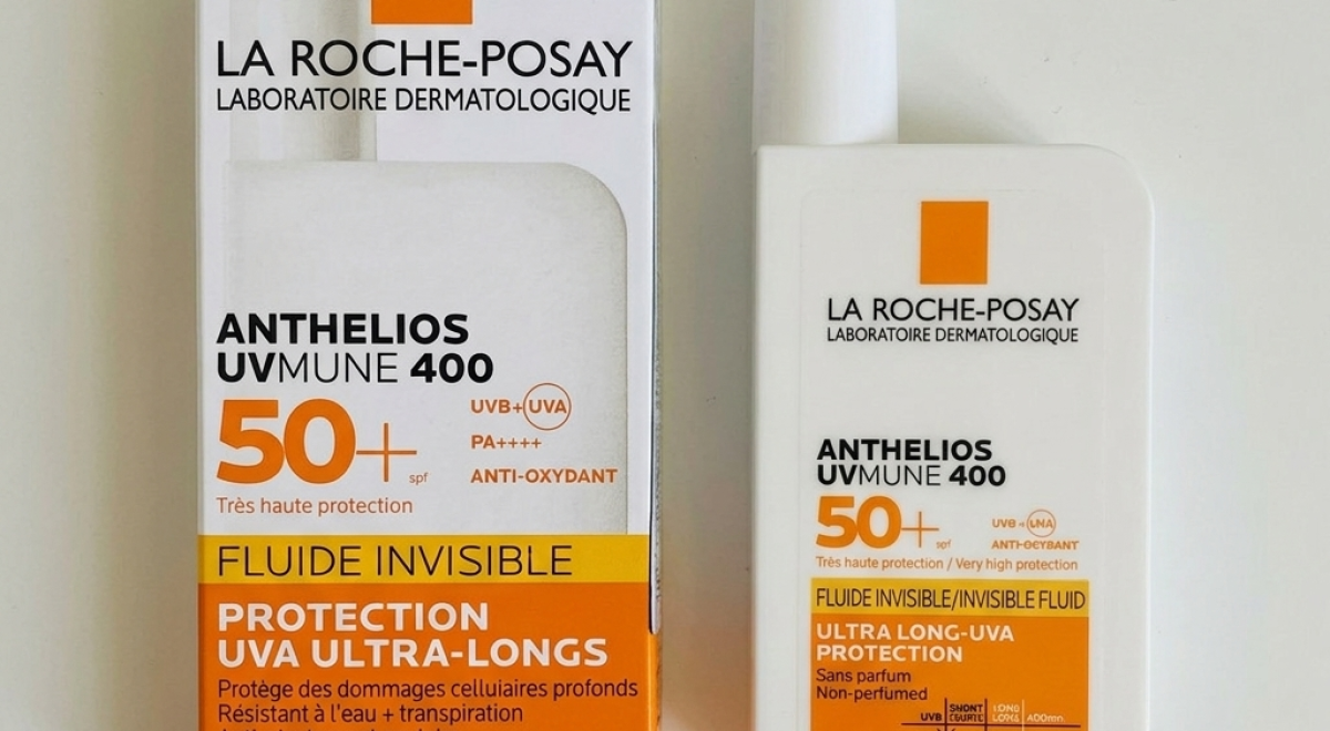 ​واقي شمس لاروش بوزيه أنثيليوس (Anthelios UVMUNE 400) – فلويد سائل غير مرئي SPF50+